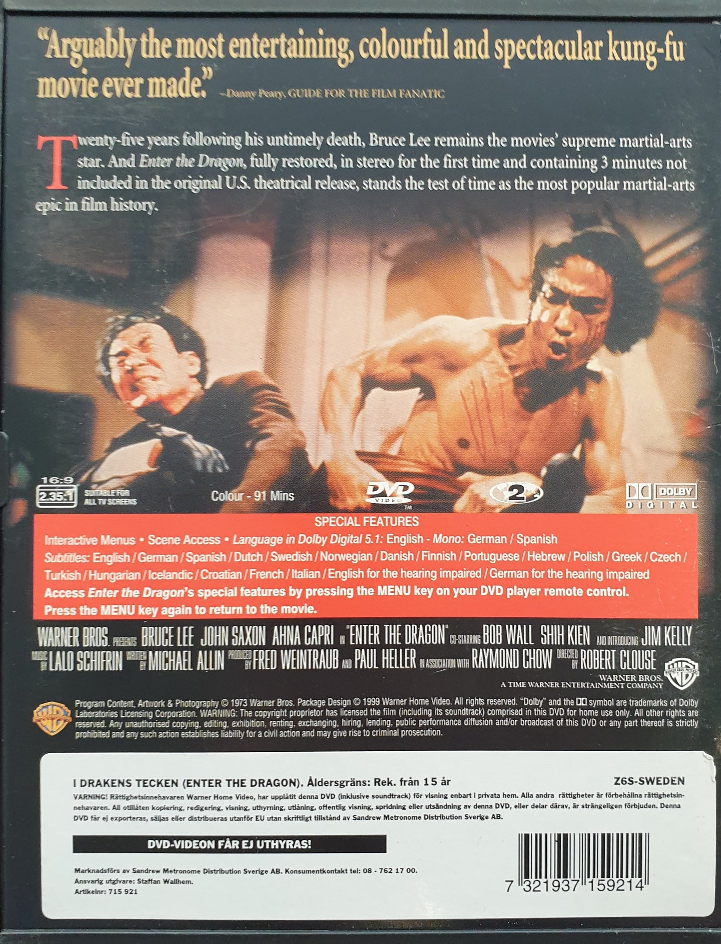 ENTER THE DRAGON / I DRAKENS TECKEN