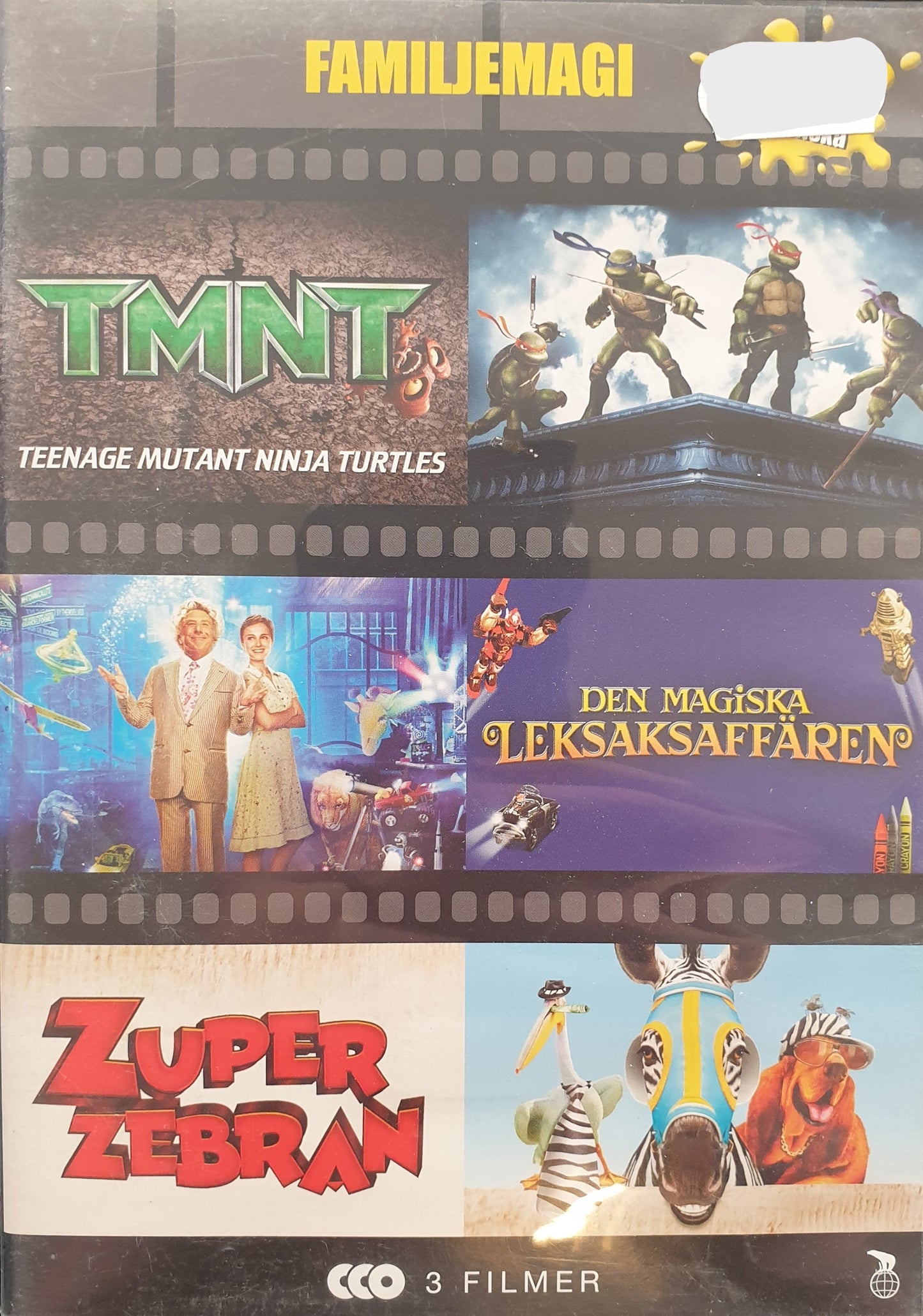 FAMILJEMAGI - 3 BARNFILMER