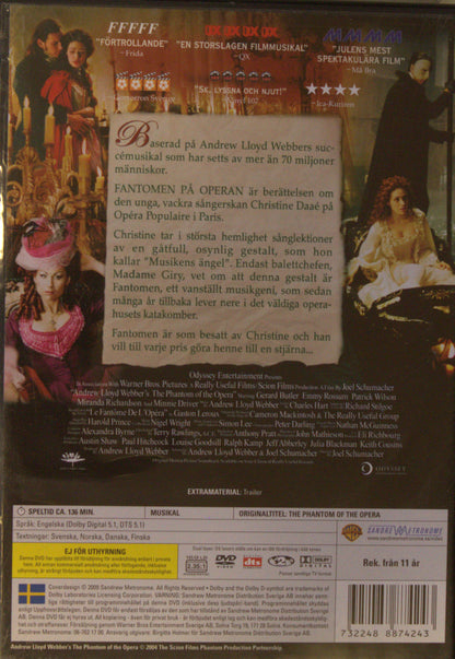 FANTOMEN PÅ OPERAN / THE PHANTOM OF THE OPERA