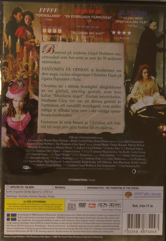 FANTOMEN PÅ OPERAN / THE PHANTOM OF THE OPERA