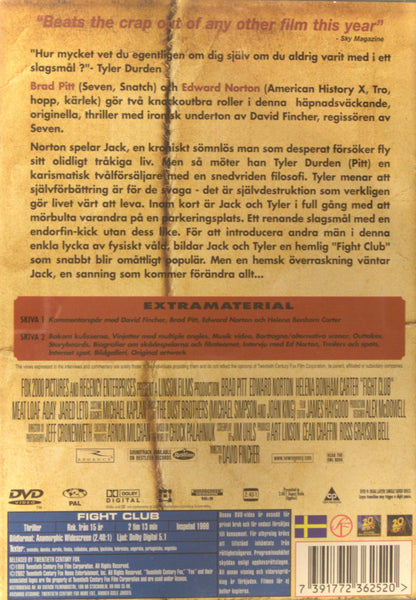 FIGHT CLUB - 2 DISC