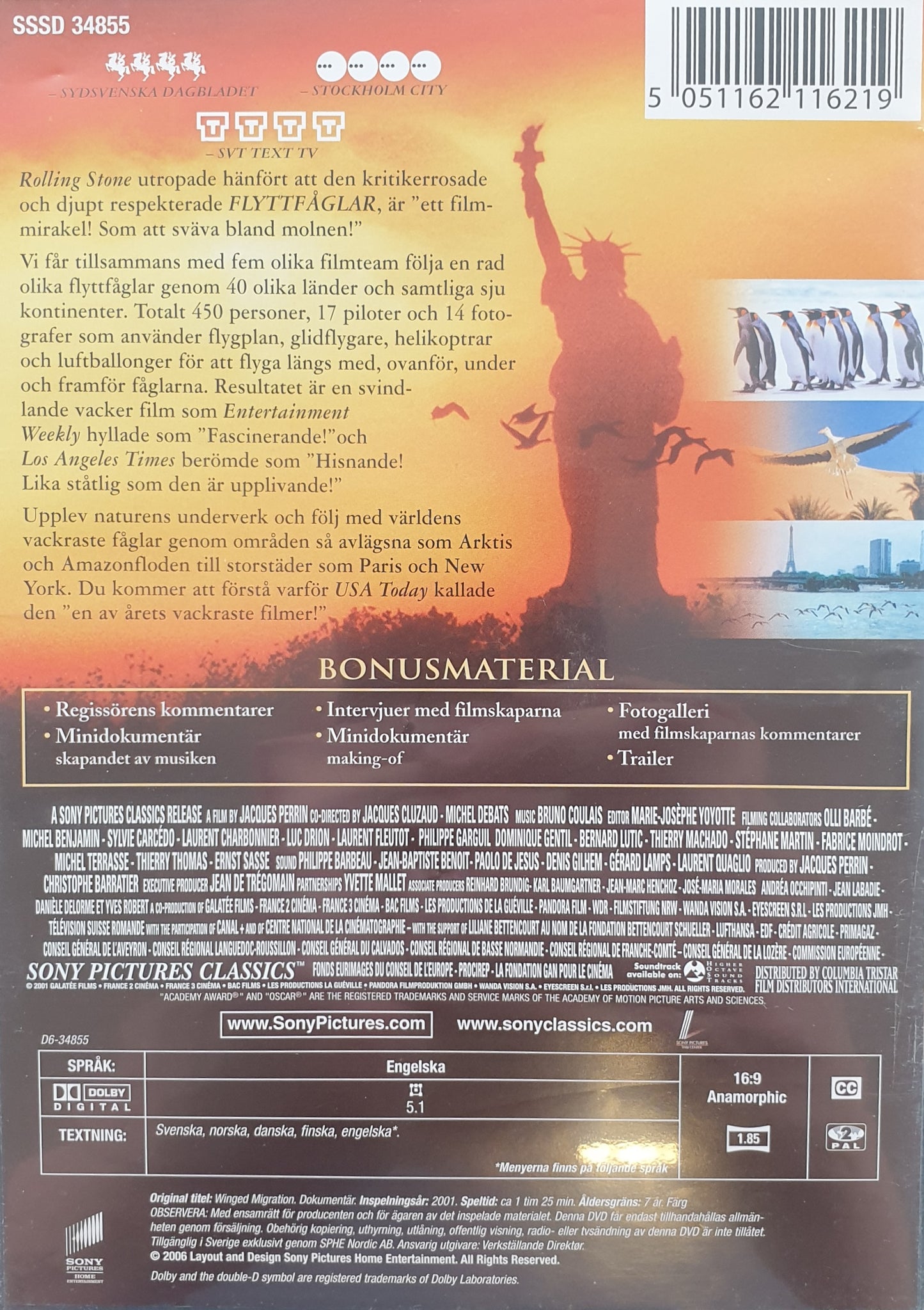 FLYTTFÅGLAR / LE PEUPLE MIGRATEUR