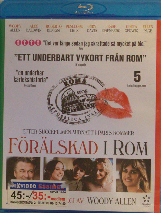 FÖRÄLSKAD I ROM / TO ROME WITH LOVE - Blu-Ray