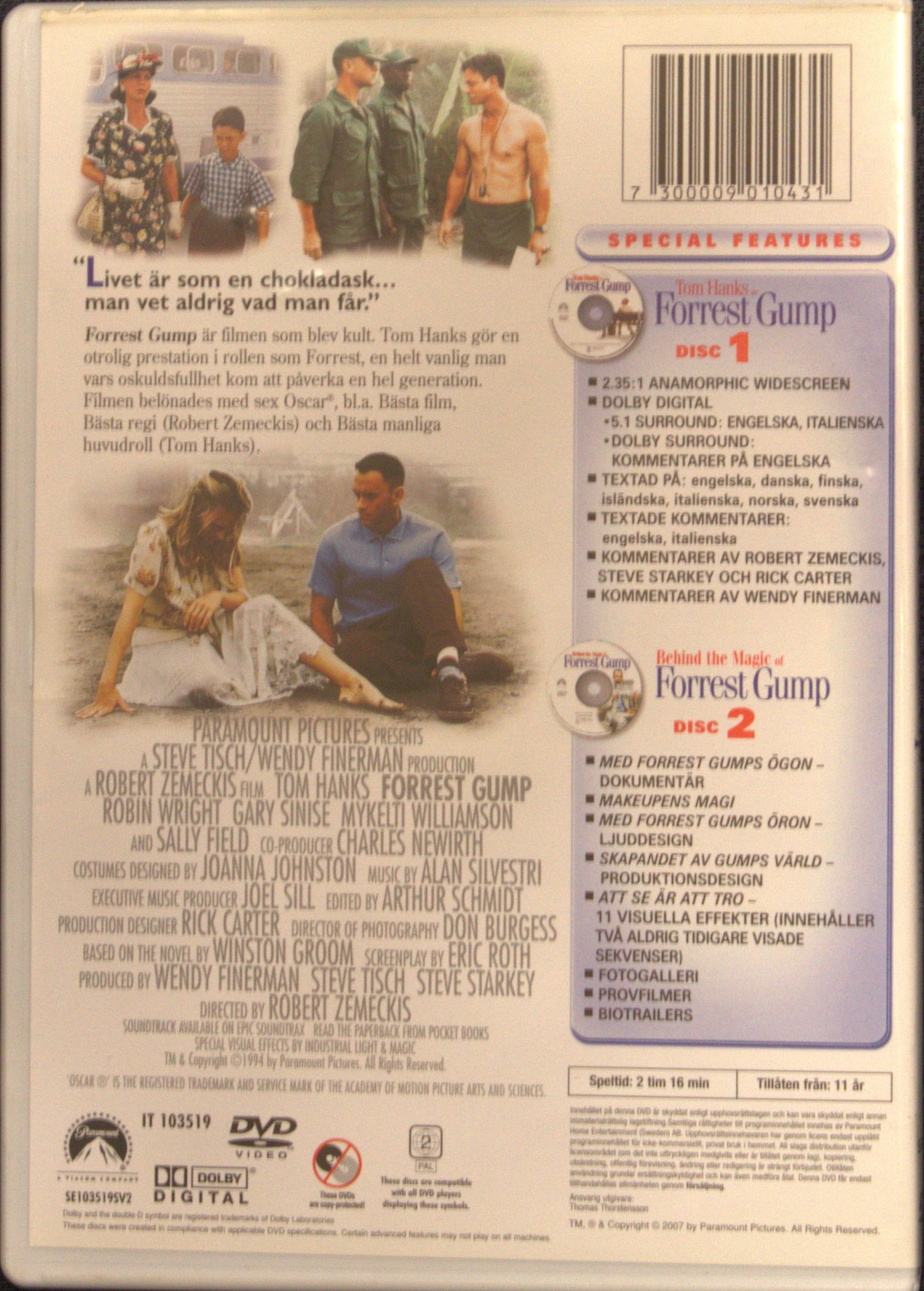 FORREST GUMP - SPECIAL COLLECTOR'S EDITION