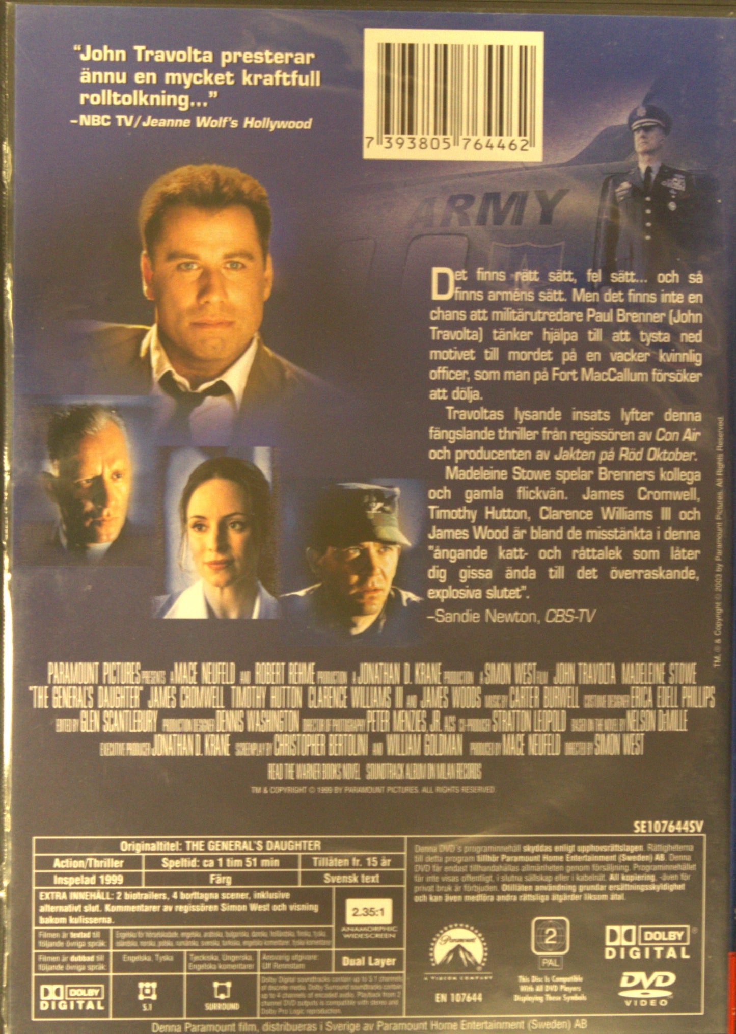 GENERALENS DOTTER / THE GENERAL'S DAUGHTER