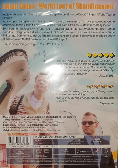JOHAN GLANS - WORLD TOUR OF SCANDINAVIA