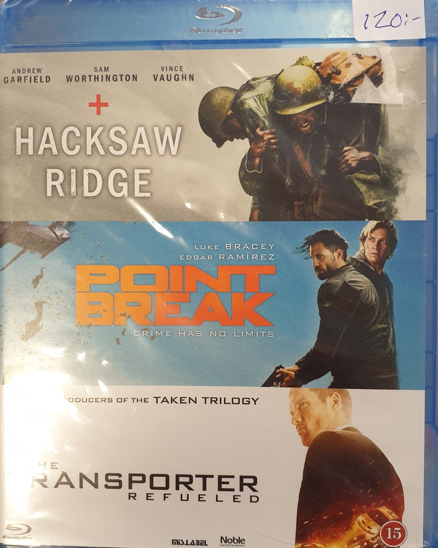 HACKSAW RIDGE - POINT BREAK - TRANSPORTER REFUELED - 3 FILMER