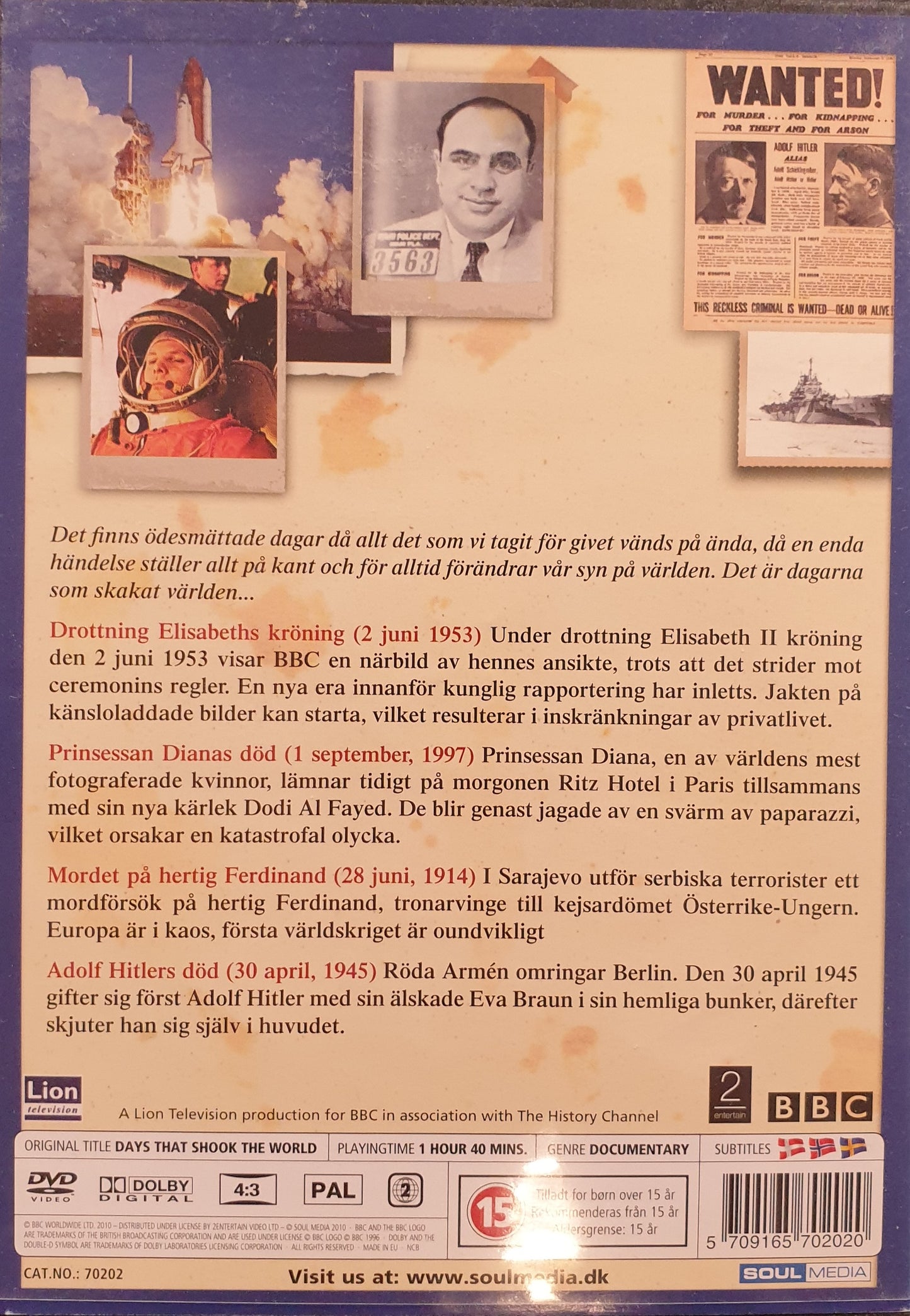 HÄNDELSER SOM SKAKAT VÄRLDEN - DVD 1