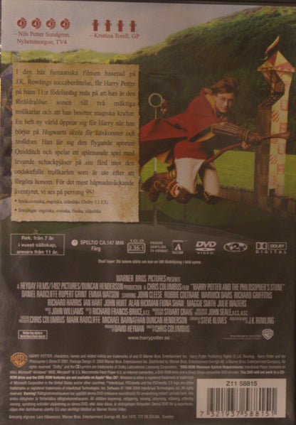 HARRY POTTER OCH DE VISES STEN / HARRY POTTER AND THE SORCERER'S STONE