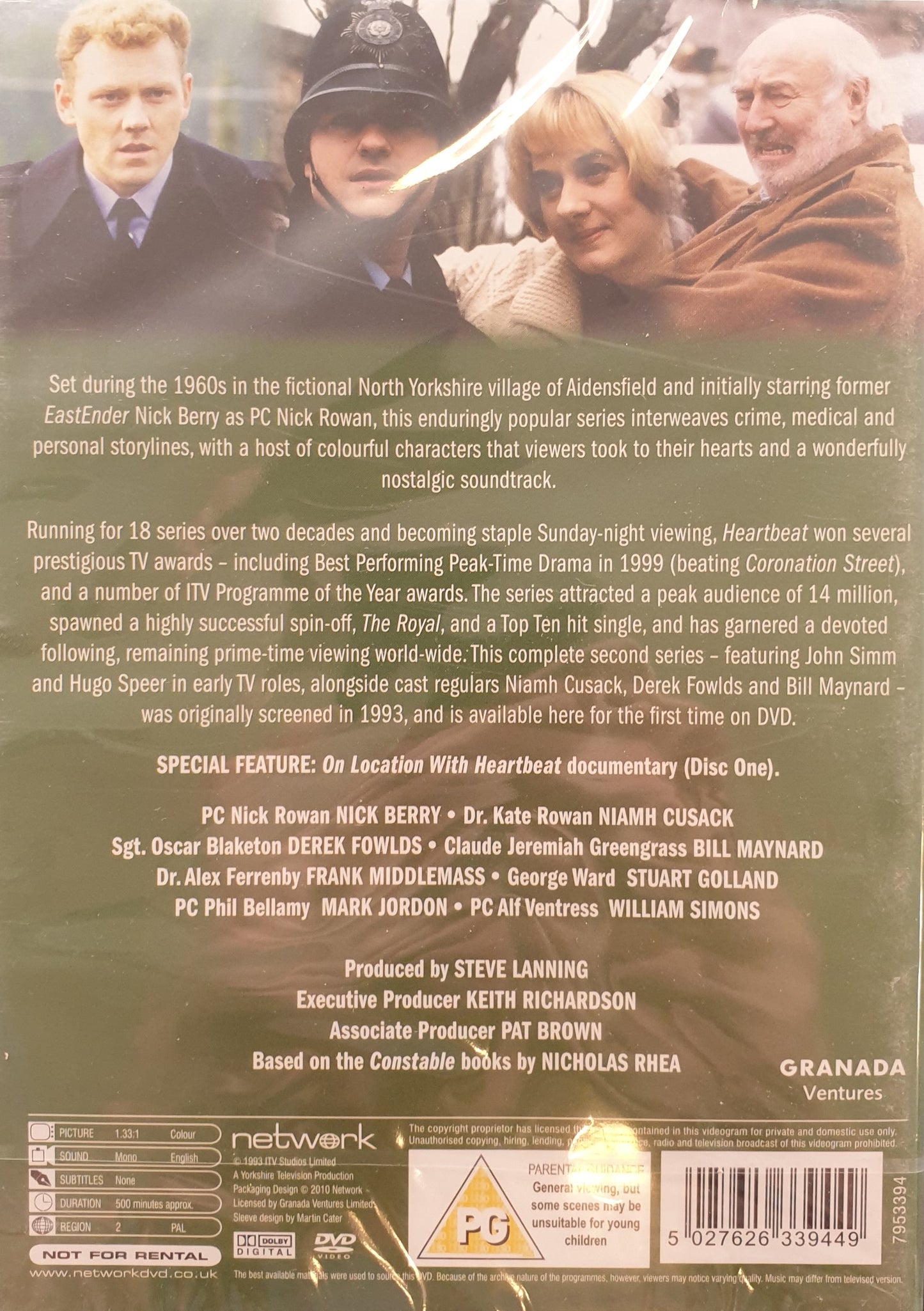 HEARTBEAT / TILLBAKA TILL AIDENSFIELD - THE COMPLETE SECOND SERIES (EJ SVENSK TEXT)