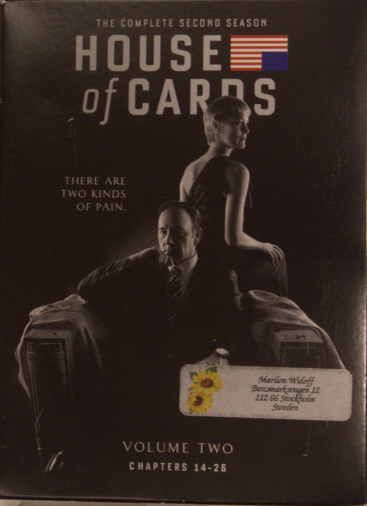 HOUSE OF CARDS - THE COMPLETE SECOND SEASON