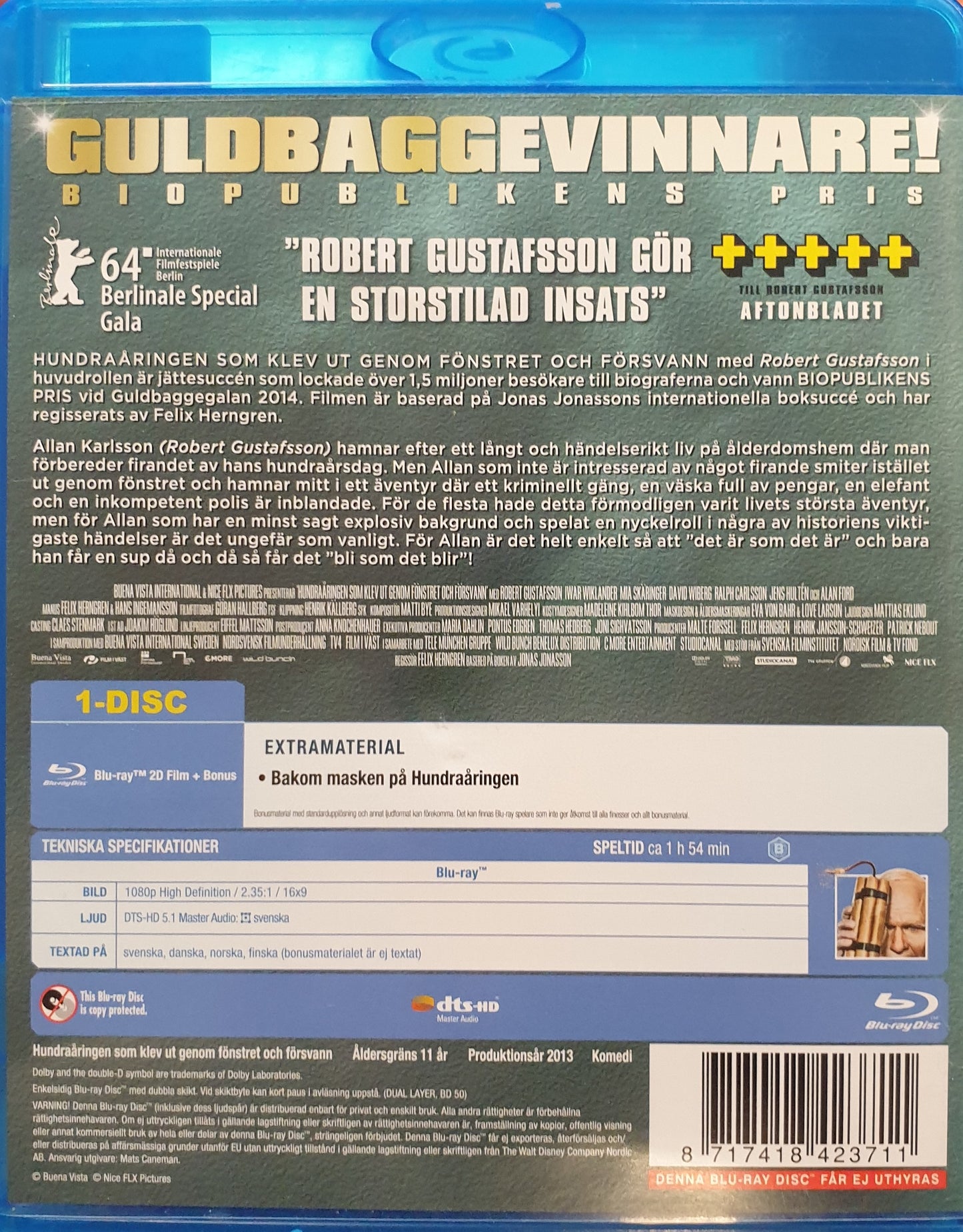 HUNDRAÅRINGEN SOM KLEV UT GENOM FÖNSTRET OCH FÖRSVANN