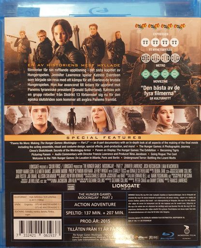 THE HUNGER GAMES: MOCKINGJAY - PART 2