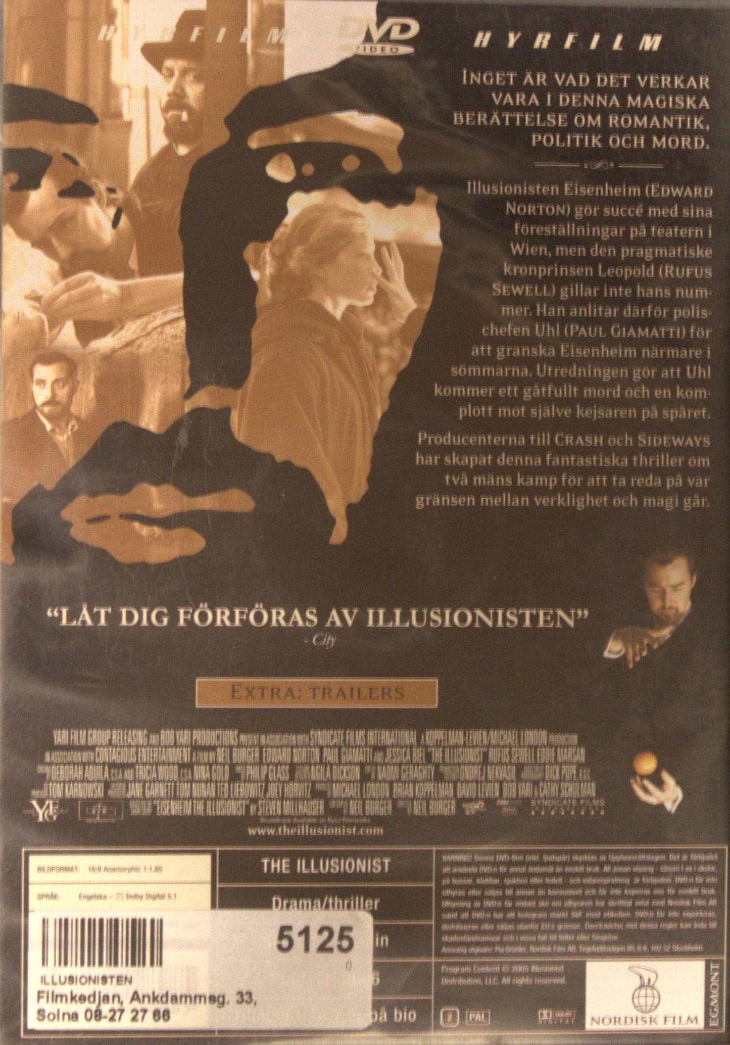 ILLUSIONISTEN / THE ILLUSIONIST
