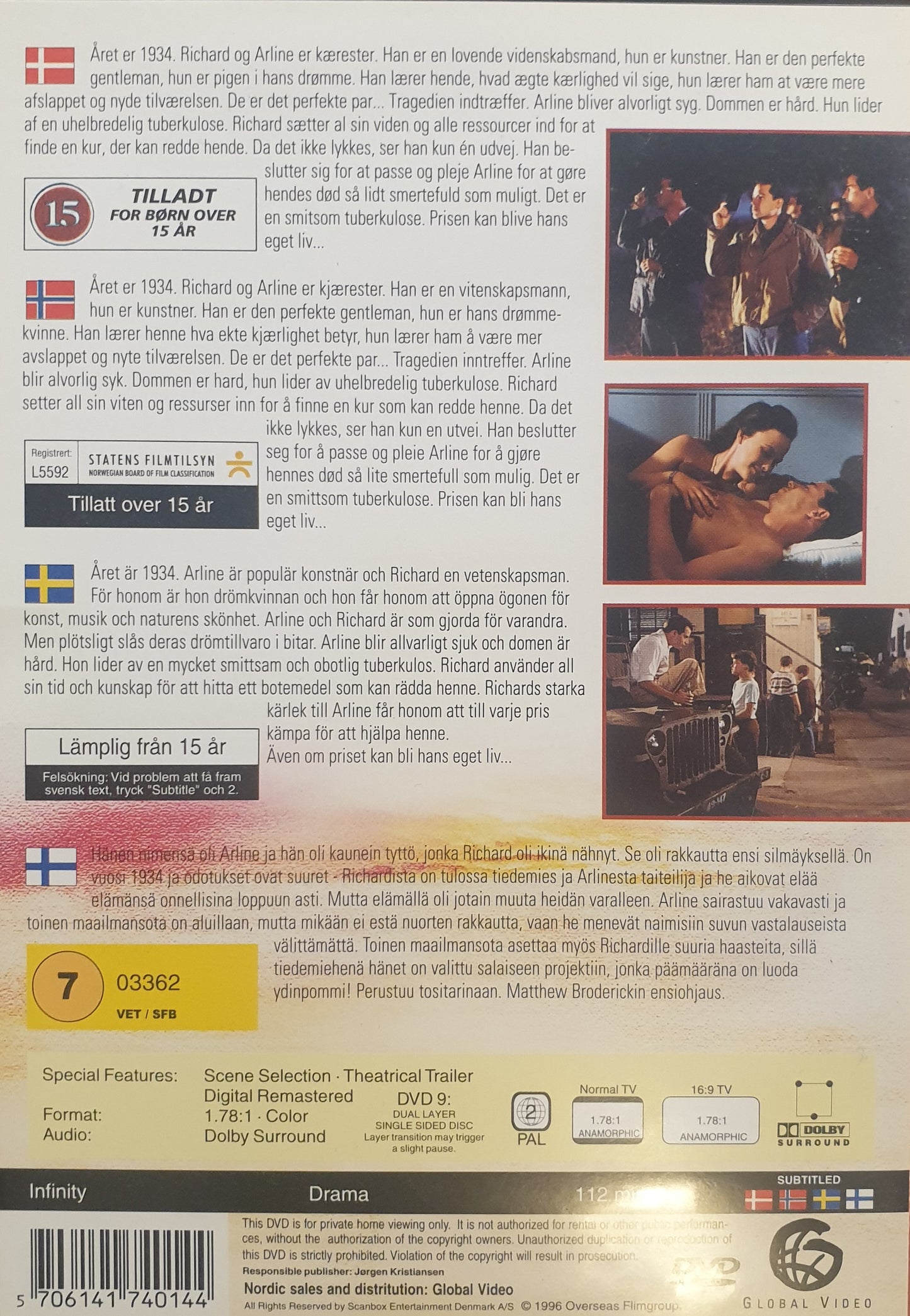 INFINITY / OÄNDLIG KÄRLEK