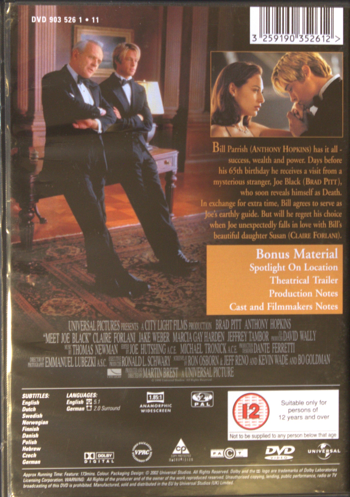 MEET JOE BLACK / MÖT JOE BLACK