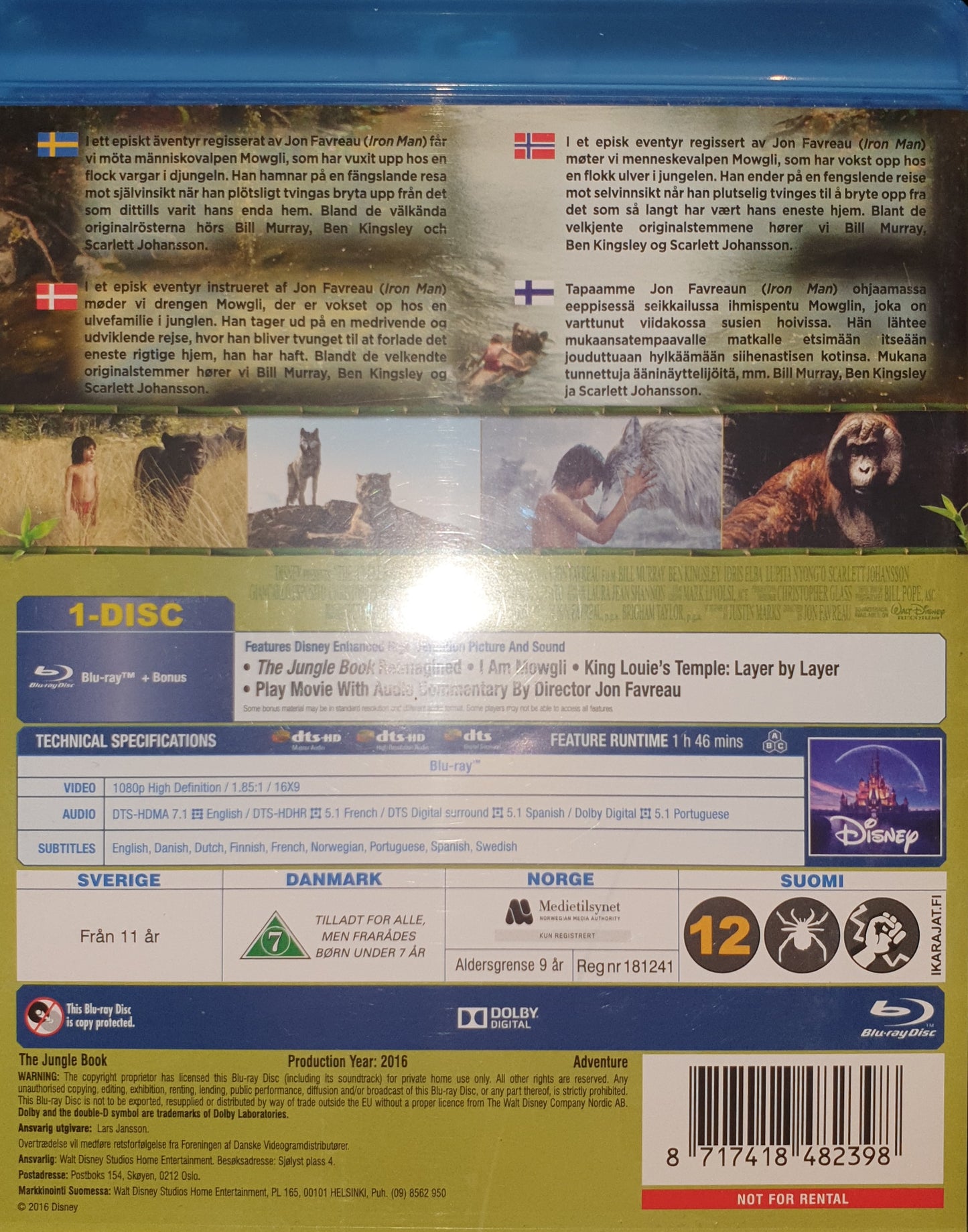 THE JUNGLE BOOK / DJUNGELBOKEN