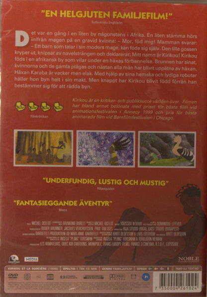 KIRIKOU OCH DEN ELAKA HÄXAN / KIRIKOU ET LA SORCIERE