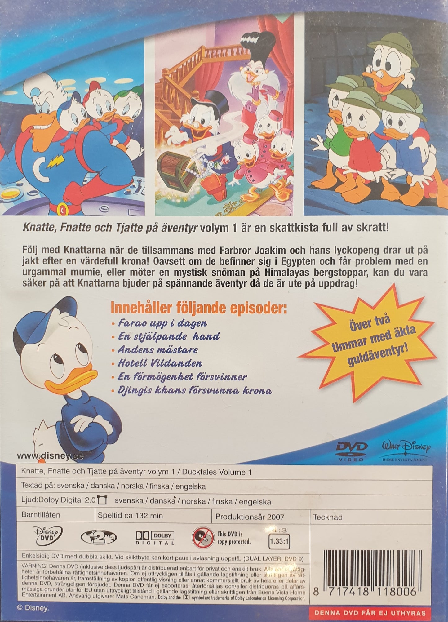 KNATTE, FNATTE & TJATTE PÅ ÄVENTYR / DUCK TALES - VOLYM 1