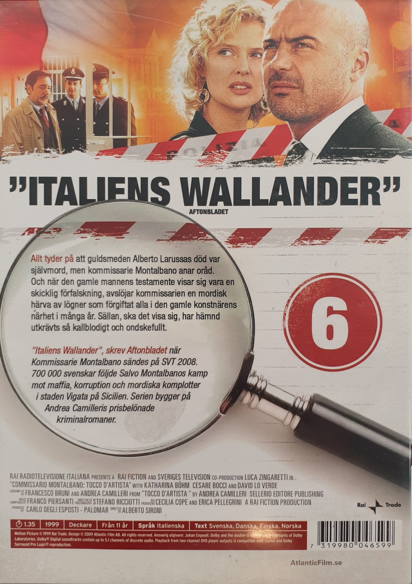 KOMMISARIE MONTALBANO - KONSTNÄRENS HANDLAG