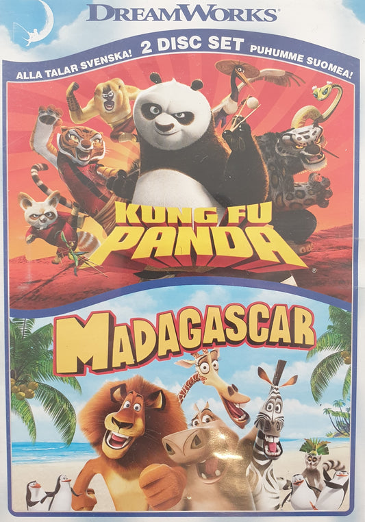 KUNG FU PANDA / MADAGASCAR - 2 FILMER