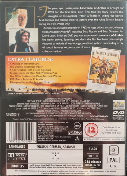 LAWRENCE OF ARABIA / LAWRENCE AV ARABIEN