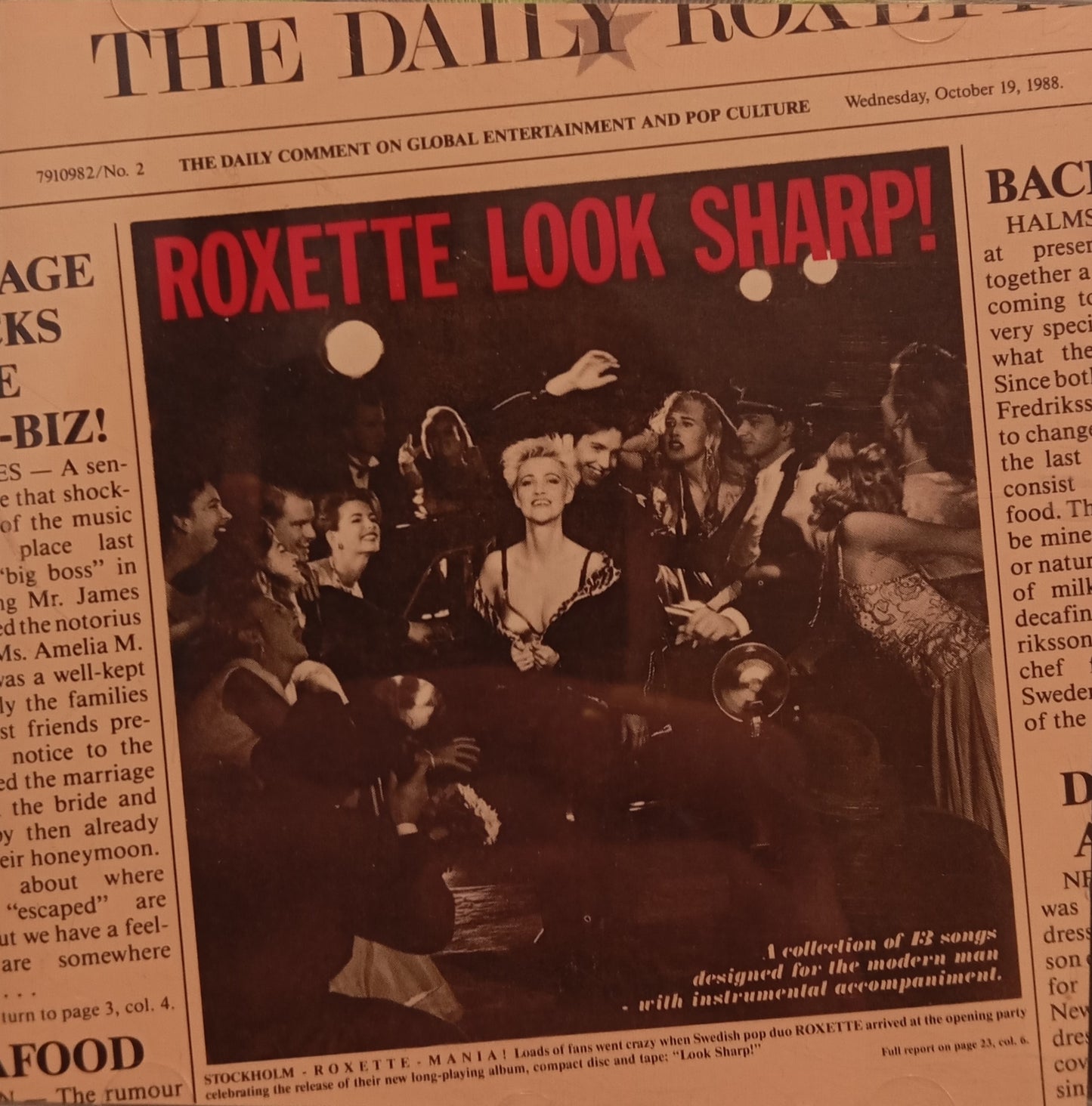 ROXETTE - LOOK SHARP!