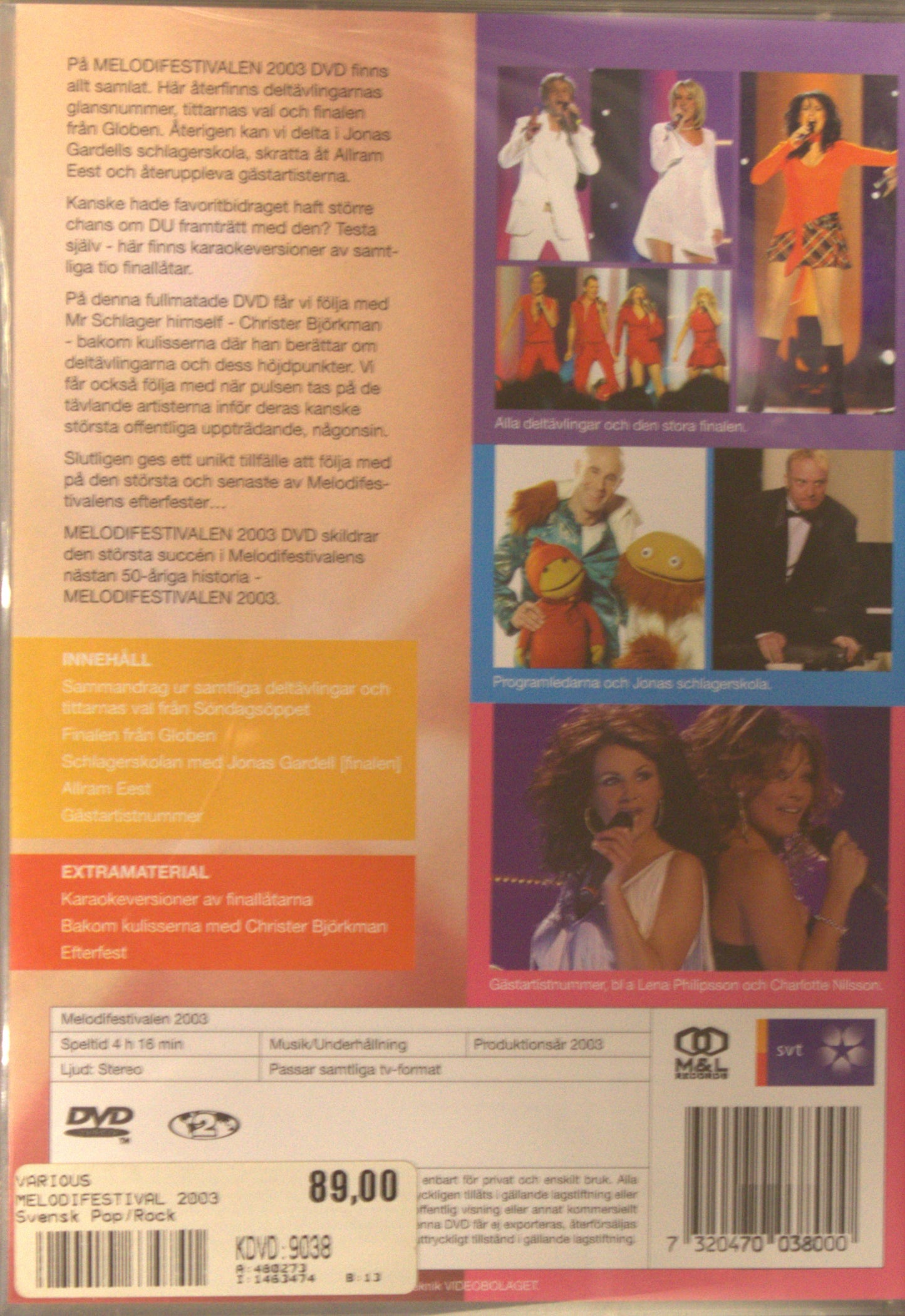 MELODIFESTIVALEN 2003