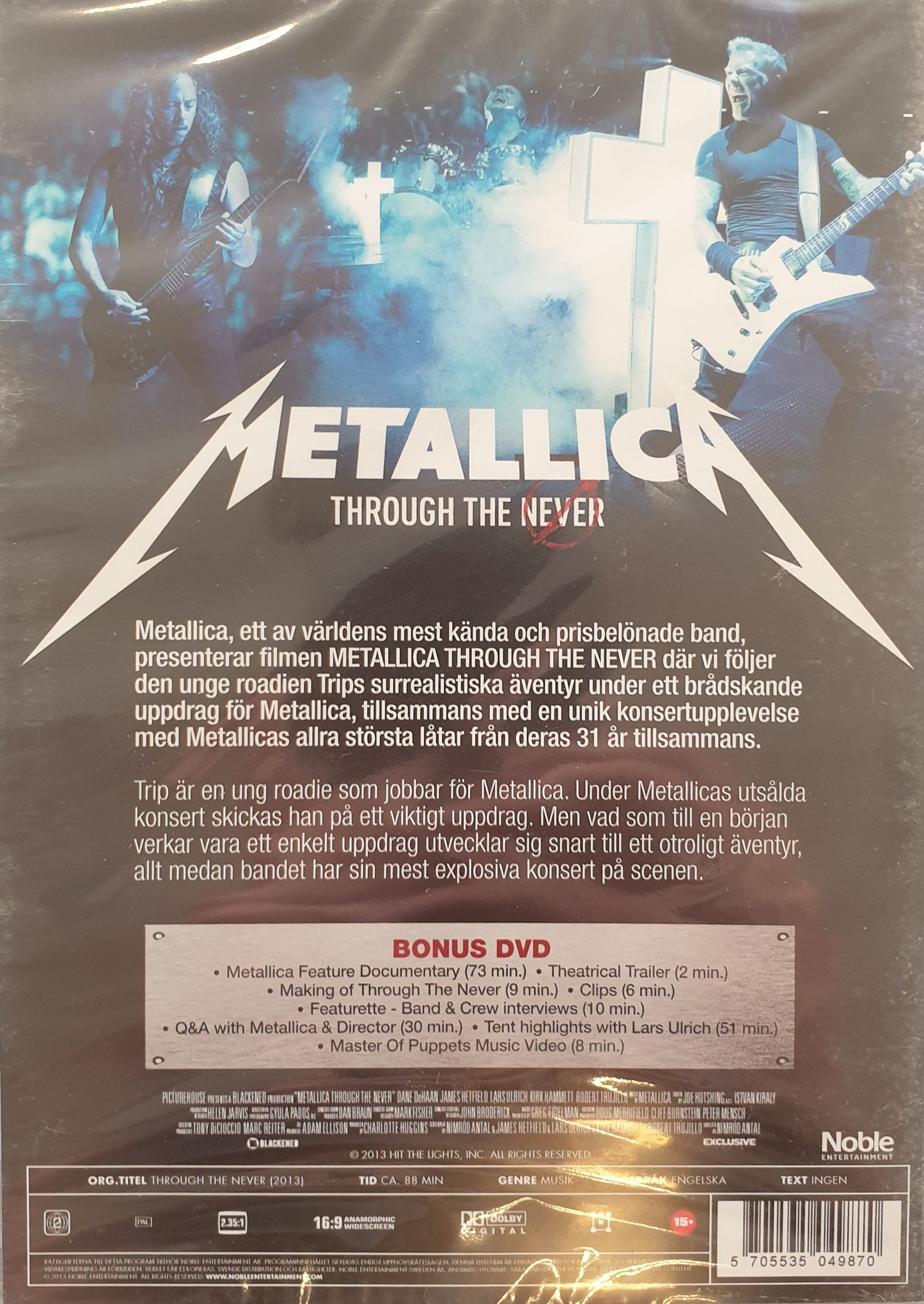 METALLICA THROUGH THE NEVER