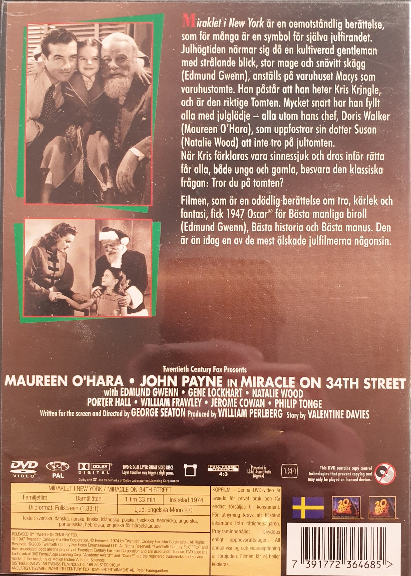 MIRAKLET I NEW YORK / MIRACLE ON 34TH STREET