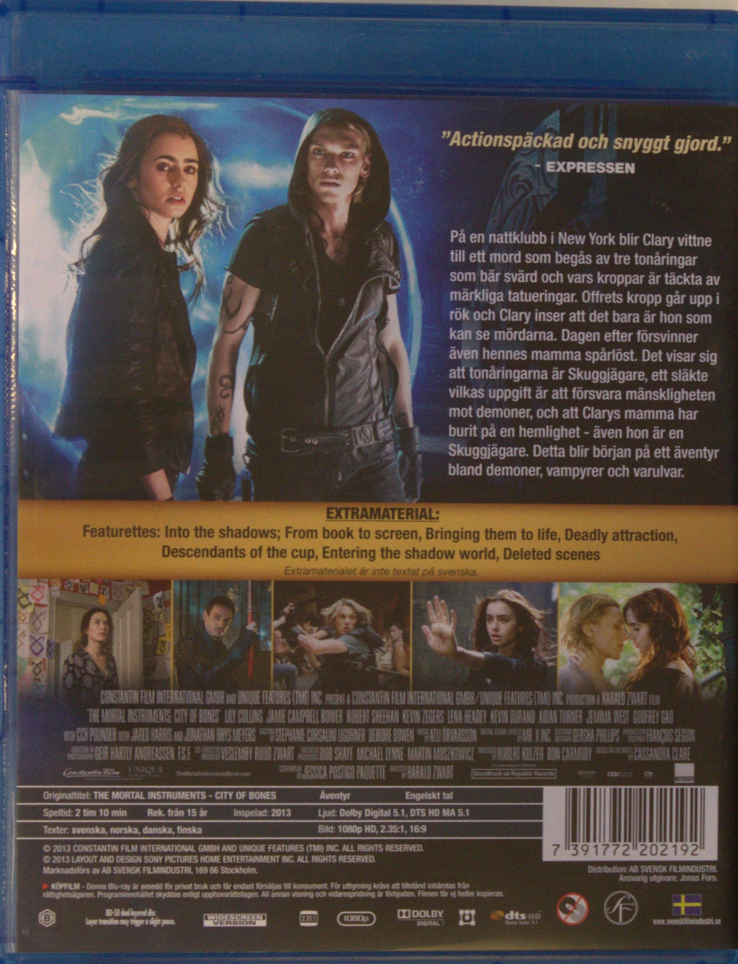 THE MORTAL INSTRUMENTS: STAD AV SKUGGOR / CITY OF BONES