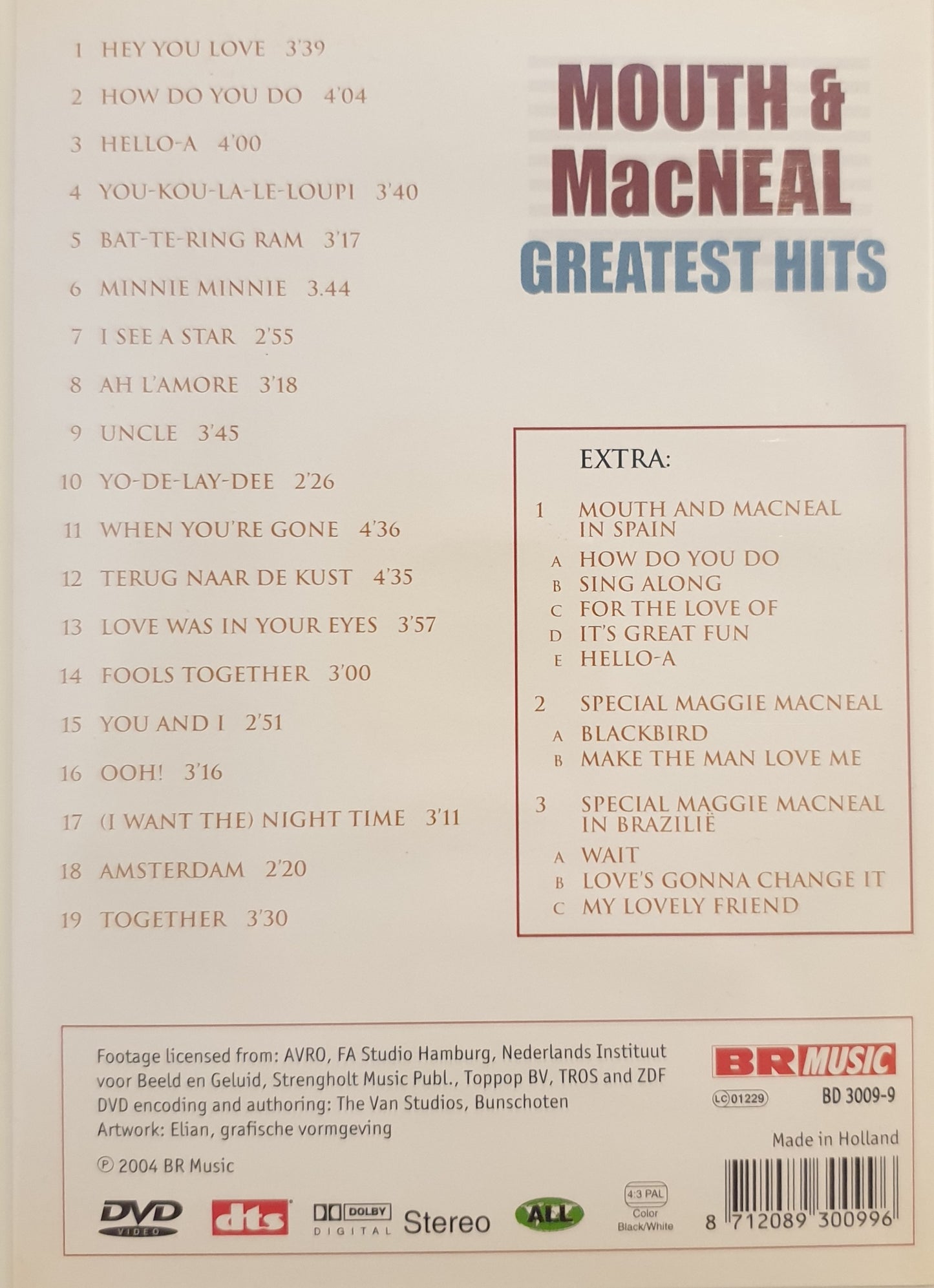 MOUTH & MACNEAL: GREATEST HITS