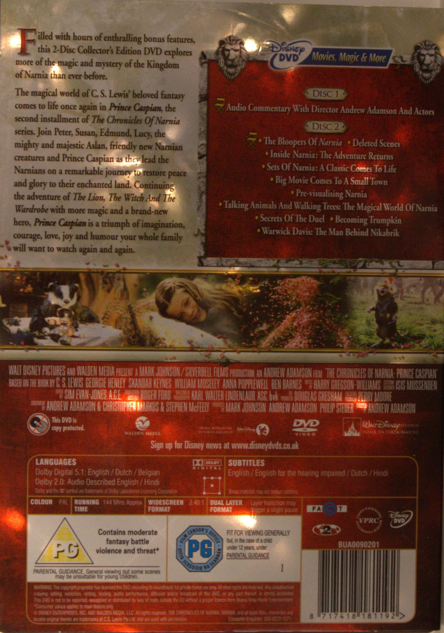 BERÄTTELSEN OM NARNIA: PRINS CASPIAN / THE CHRONICLES OF NARNIA: PRINCE CASPIAN