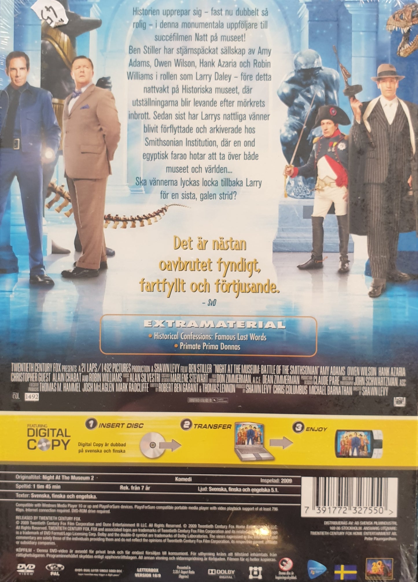 NATT PÅ MUSEET 2 / NIGHT AT THE MUSEUM 2 - digital copy