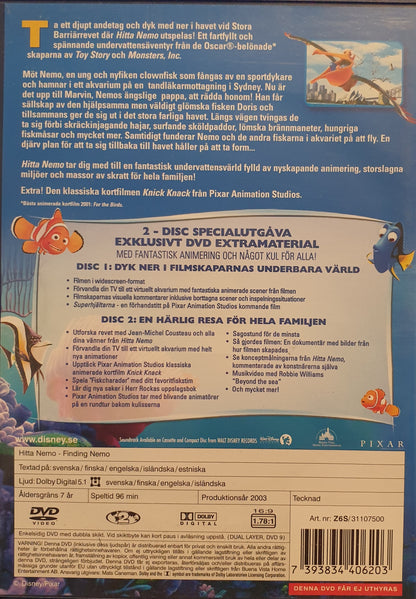 HITTA NEMO / FINDING NEMO - 2-DISC SPECIALUTGÅVA