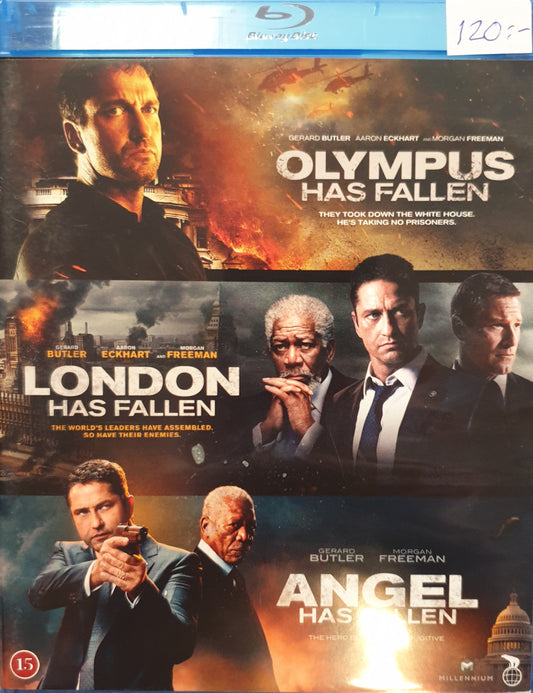 OLYMPUS LONDON ANGEL HAS FALLEN - 3 FILMER - Blu-Ray
