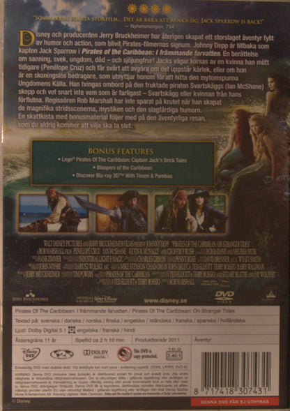 PIRATES OF THE CARIBBEAN: I FRÄMMANDE FARVATTEN / ON STRANGER TIDES