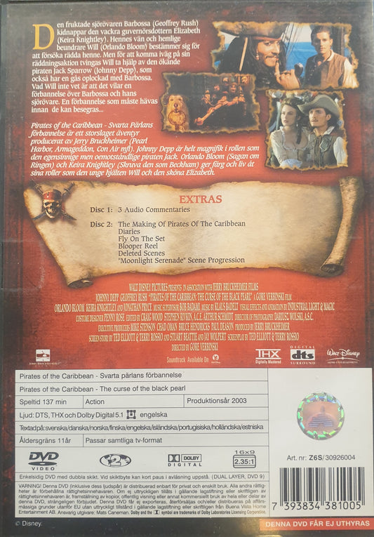 PIRATES OF THE CARIBBEAN: SVARTA PÄRLANS FÖRBANNELSE / THE CURSE OF THE BLACK PEARL