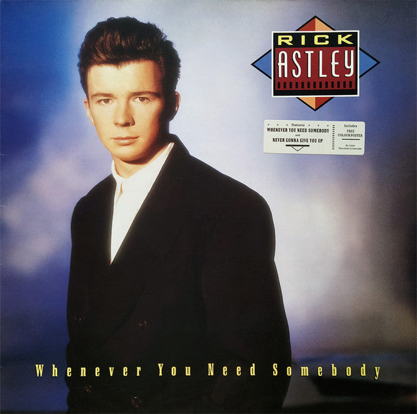 RICK ASTLEY - HOLD ME IN YOUR ARMS - VINYL