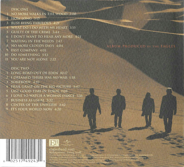 EAGLES - LONG ROAD OUT OF EDEN - CD