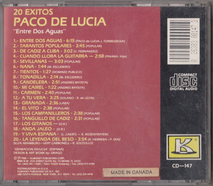 PACO DE LUCIA - ENTRE DOS AGUAS - CD