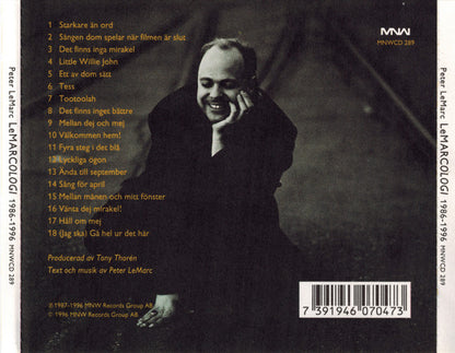 PETER LEMARC - LEMARCOLOGI 1986 - 1996 - CD
