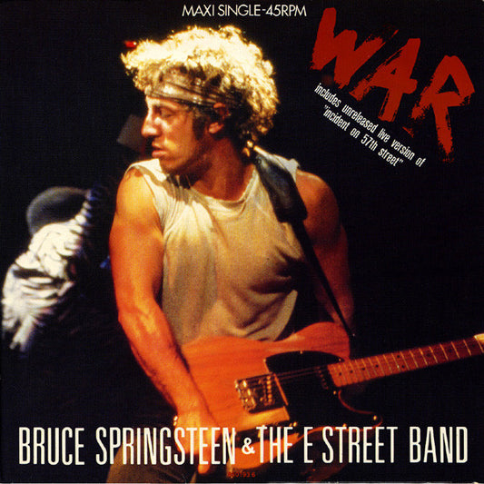 BRUCE SPRINGSTEEN & THE E STREET BAND - WAR ( MAXI SINGLE ) - VINYL