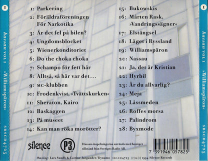 HASSAN - VOL 1 "WILLIAMSPÄRON" - CD