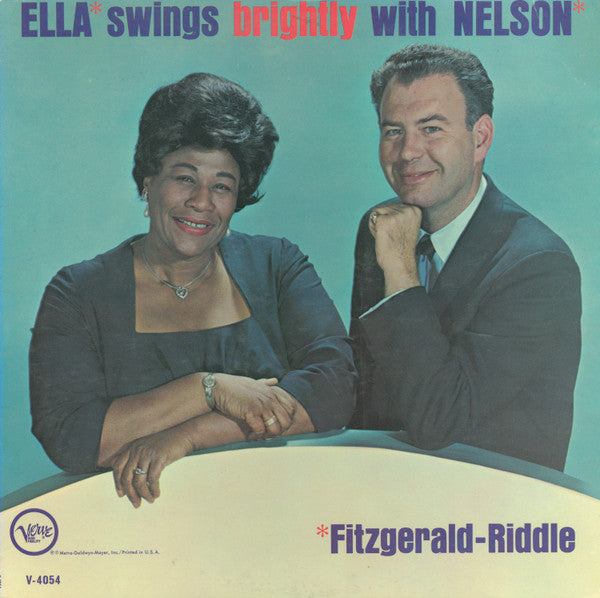 ELLA FITZGERALD & NELSON - ELLA SWINGS BRIGHTLY WITH NELSON - VINYL