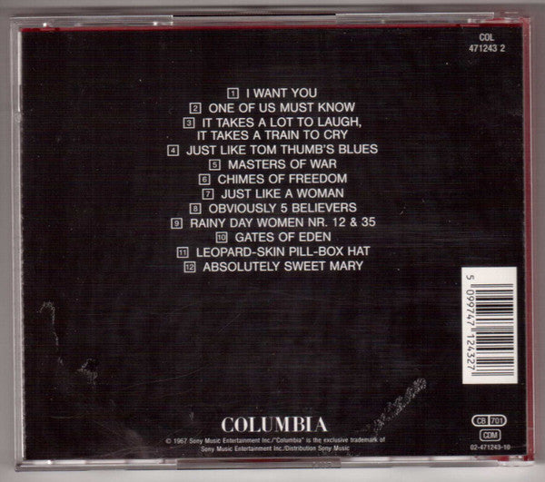 BOB DYLAN - BOB DYLAN'S GREATEST HITS 2 - CD