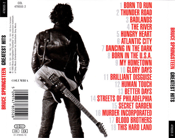 BRUCE SPRINGSTEEN - GREATEST HITS - CD