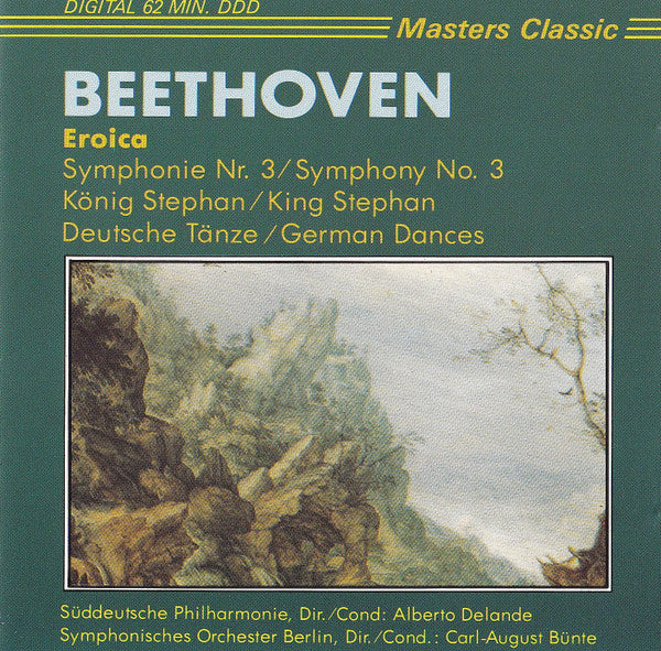 BEETHOVEN - SYMPHONIE NR. 3, KÖNIG STEPHAN, DEUTSCHE TÄNZE - CD