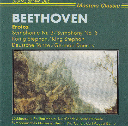BEETHOVEN - SYMPHONIE NR. 3, KÖNIG STEPHAN, DEUTSCHE TÄNZE - CD