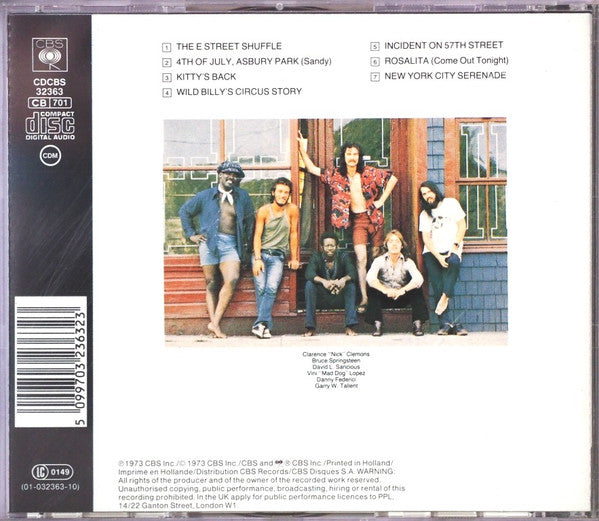 BRUCE SPRINGSTEEN - THE WILD, THE INNOCENT & THE E STREET SHUFFLE - CD